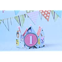 Pittitus corona cumpleaños niña regalo de fiesta infantil smash cake